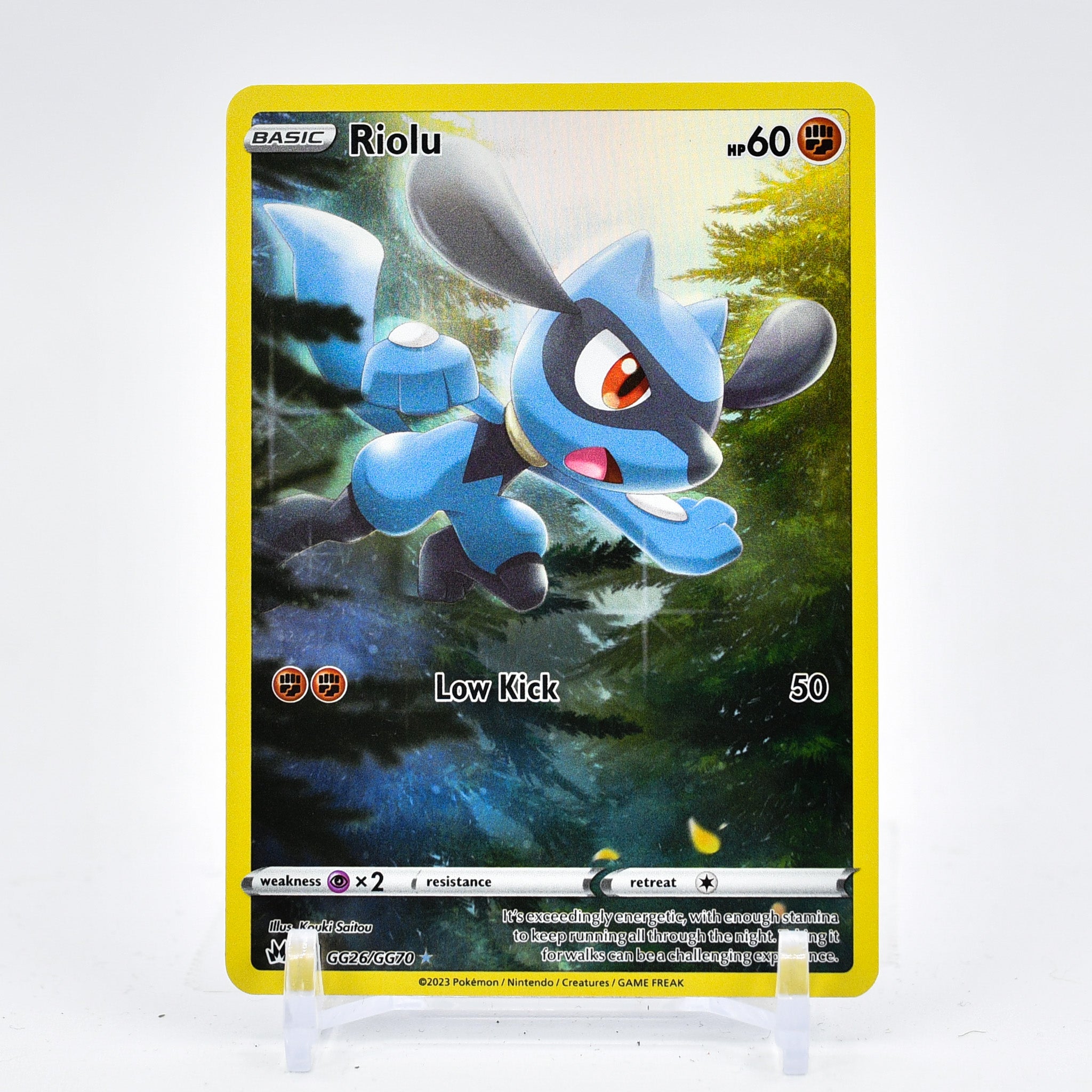 Riolu - GG26/GG70 Crown Zenith GALARIAN GALLERY Pokemon - NM/MINT