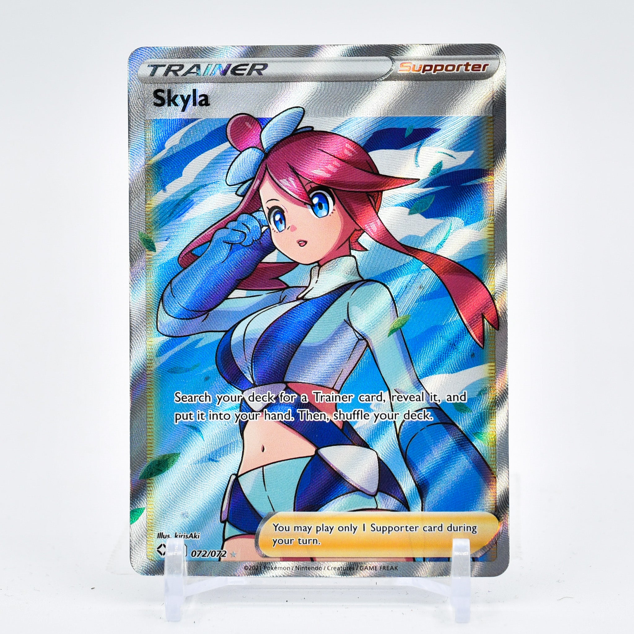 Skyla - 072/072 Shining Fates FULL ART Trainer - NM/MINT