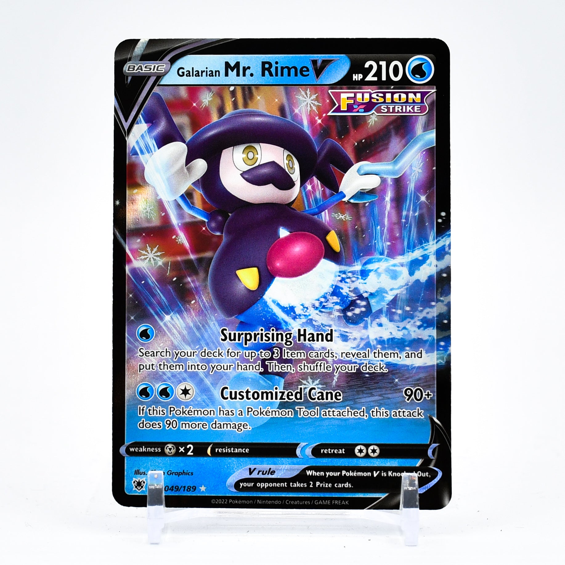 Galarian Mr. Rime V - 049/189 Astral Radiance Ultra Rare Pokemon - NM/MINT