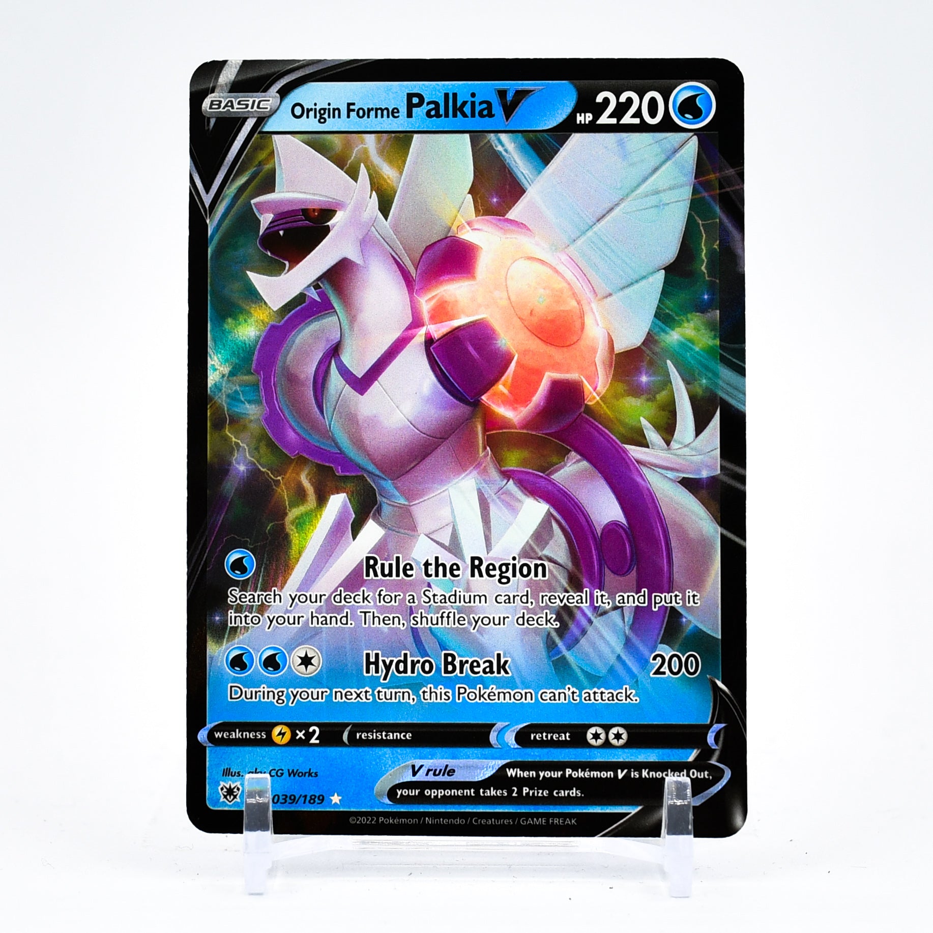 Origin Forme Palkia V - 039/189 Astral Radiance Ultra Rare Pokemon - NM/MINT