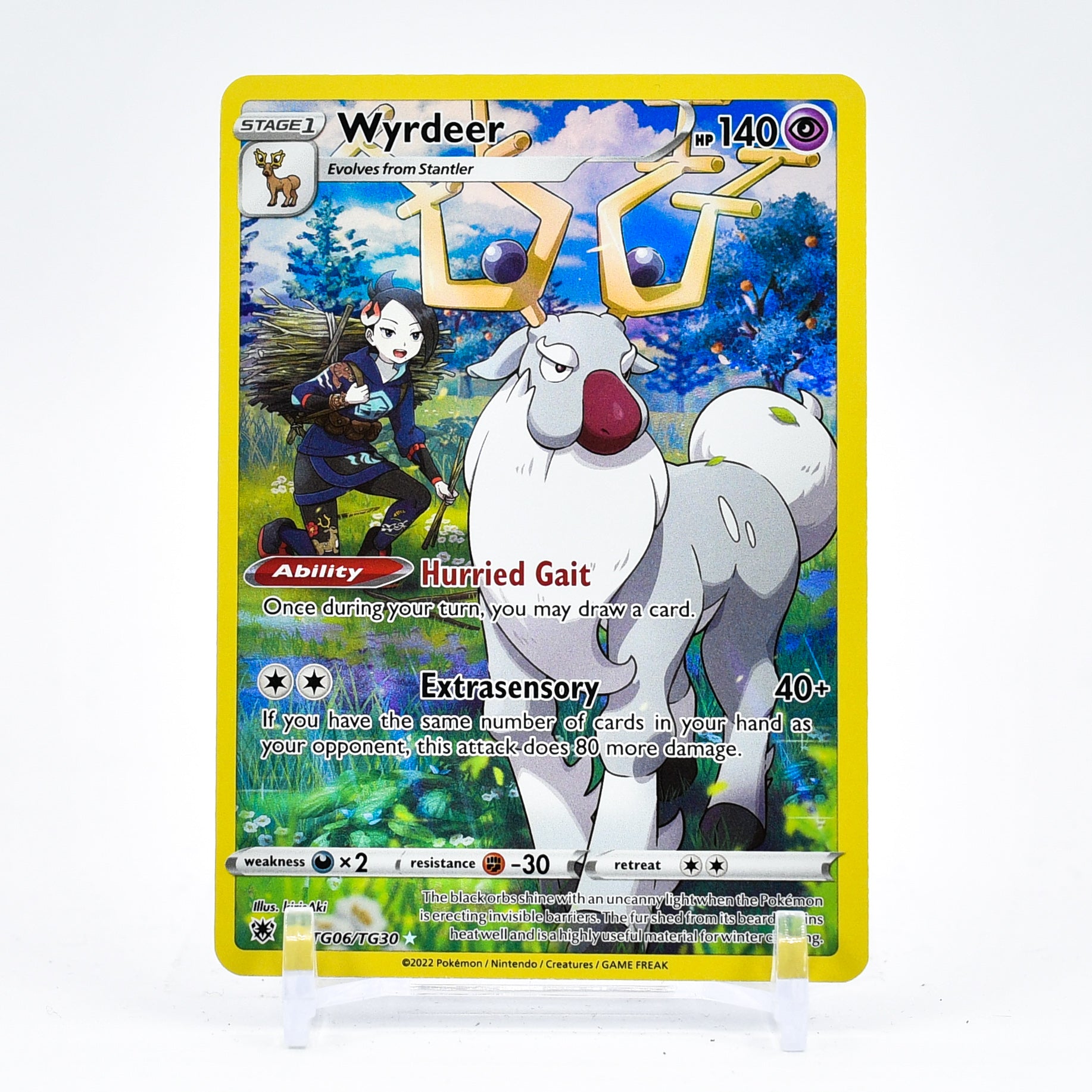 Wyrdeer - TG06/TG30 Astral Radiance CHARACTER RARE Pokemon - NM/MINT