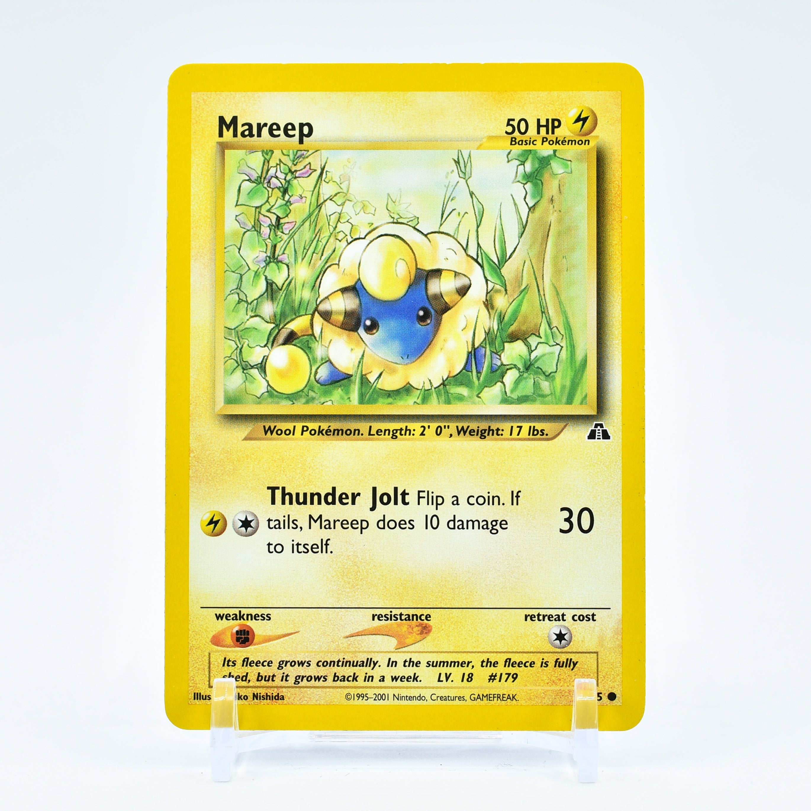 Mareep - 58/75 Neo Discovery Unlimited Common Pokemon - NM
