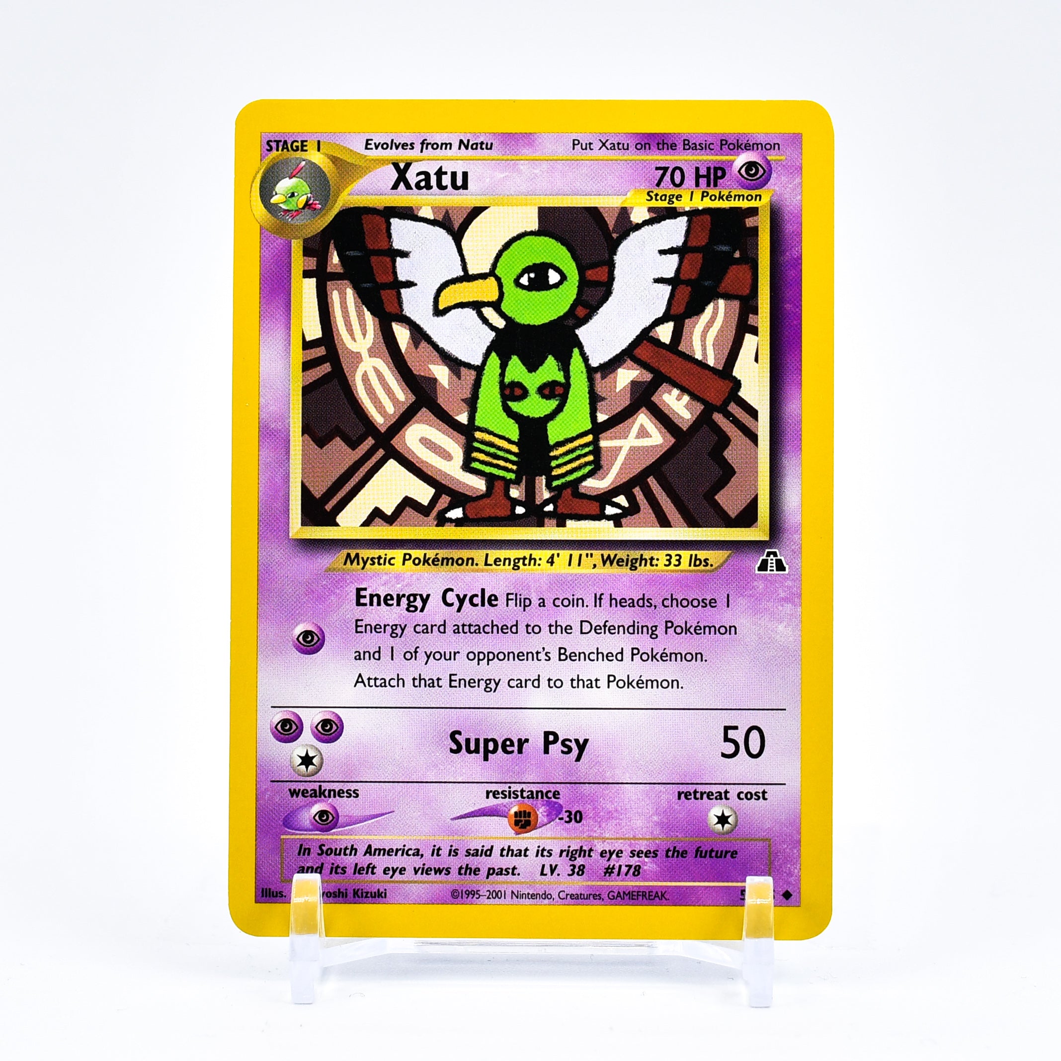 Xatu - 52/75 Neo Discovery Unlimited Uncommon Pokemon - NM