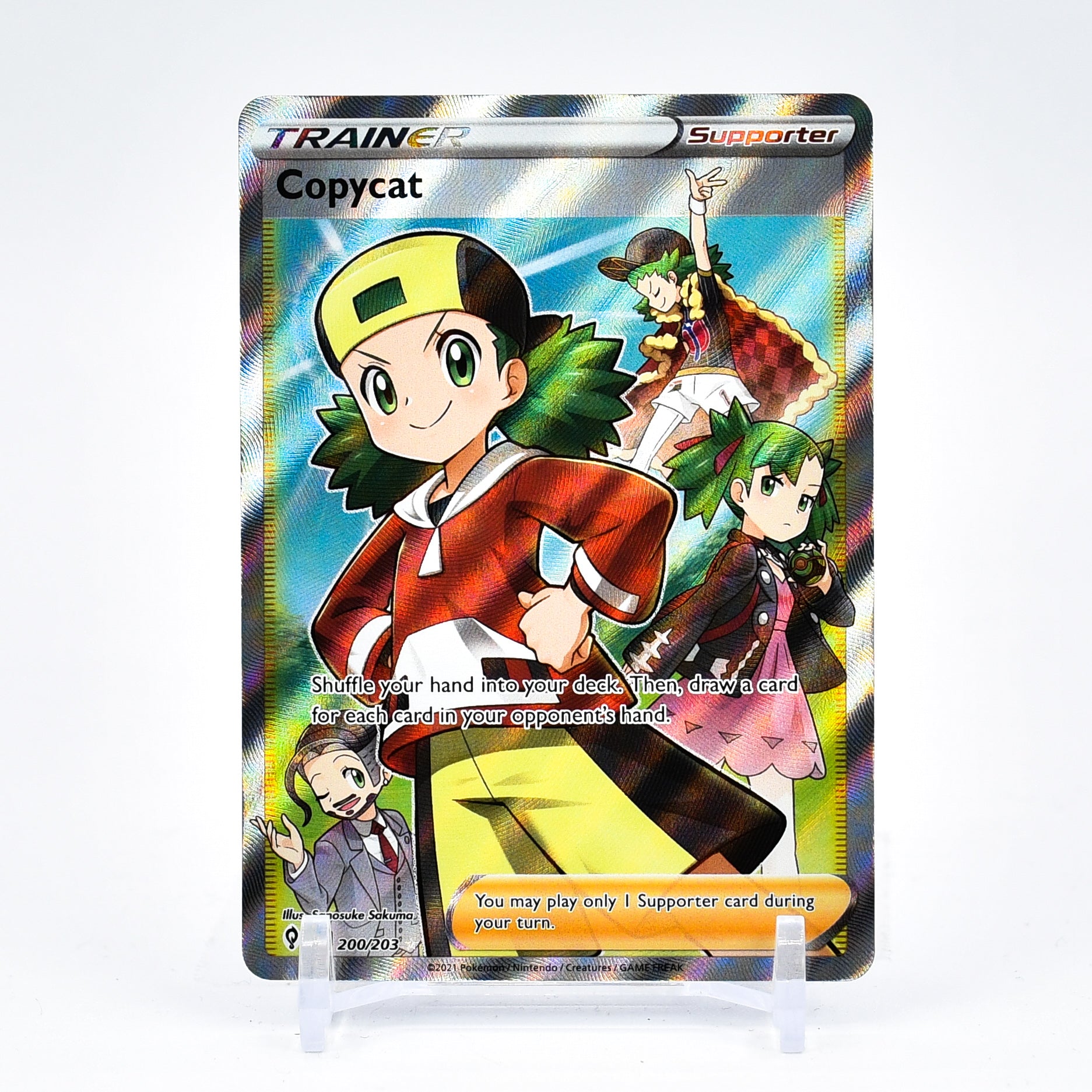 Copy Cat - 200/203 Evolving Skies FULL ART Trainer - NM/MINT