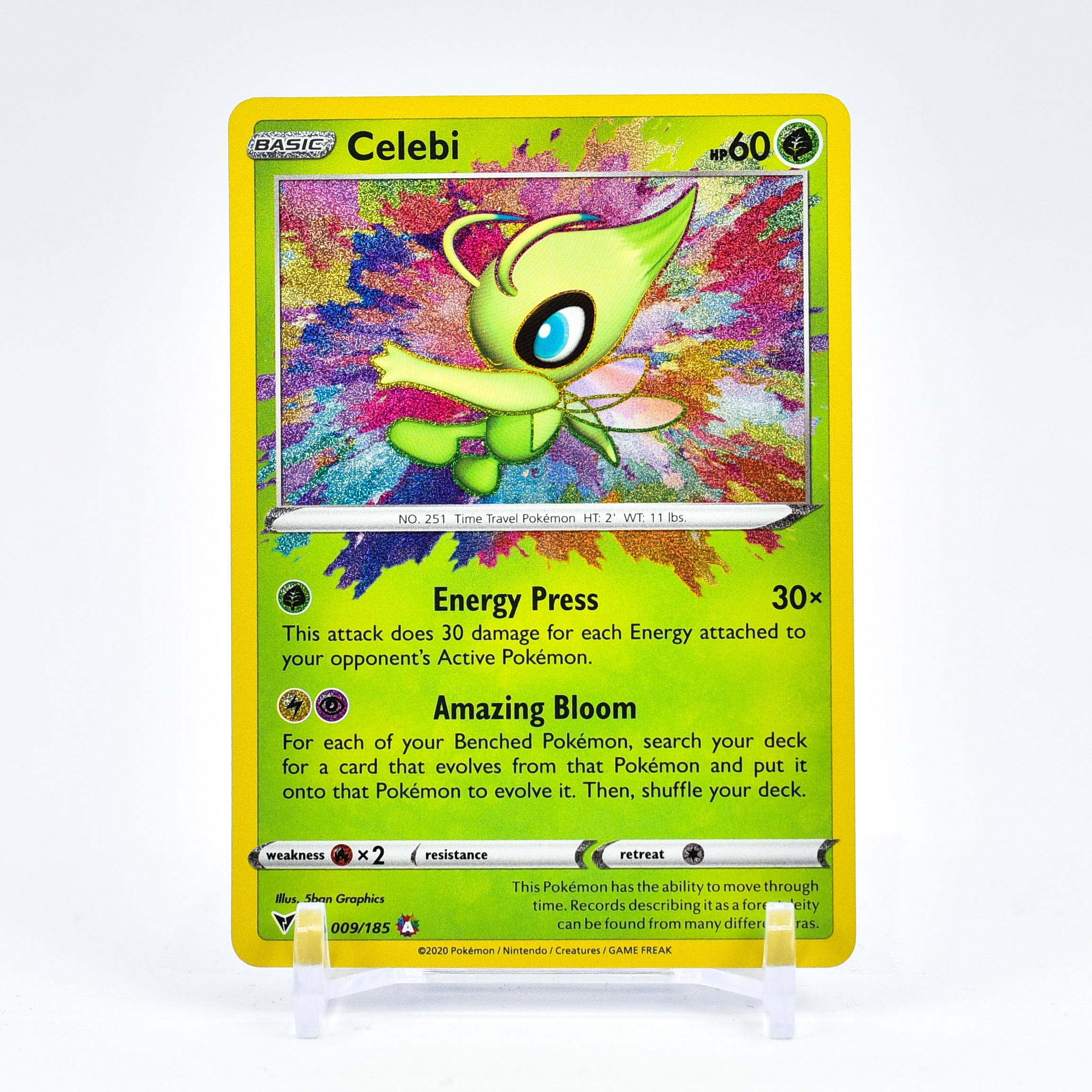 Celebi - 009/185 Vivid Voltage AMAZING RARE Pokemon - NM/MINT