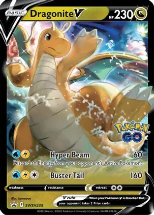 Dragonite V - SWSH235 Black Star Promo Pokemon - NM/MINT