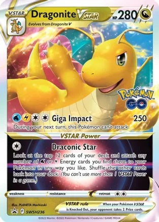 Dragonite Vstar - SWSH236 Black Star Promo Pokemon - NM/MINT