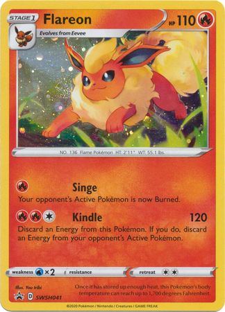 Flareon - SWSH041 Black Star Promo Pokemon - NM/MINT
