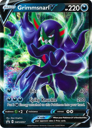Grimmsnarl V - SWSH057 Black Star Promo Pokemon - NM/MINT