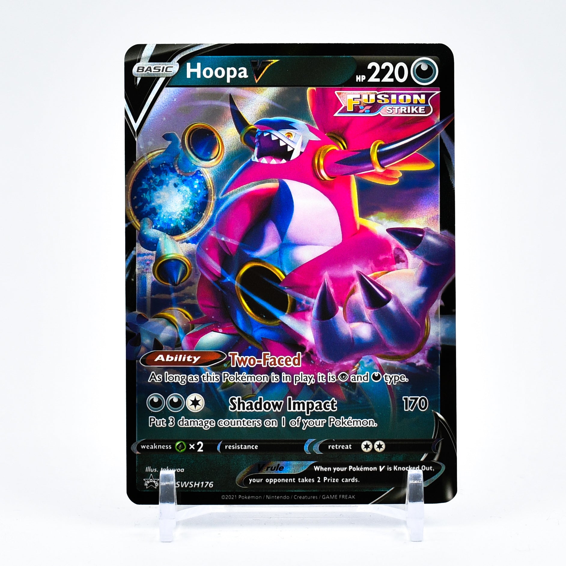 Hoopa V - SWSH176 Black Star Promo Pokemon - NM/MINT
