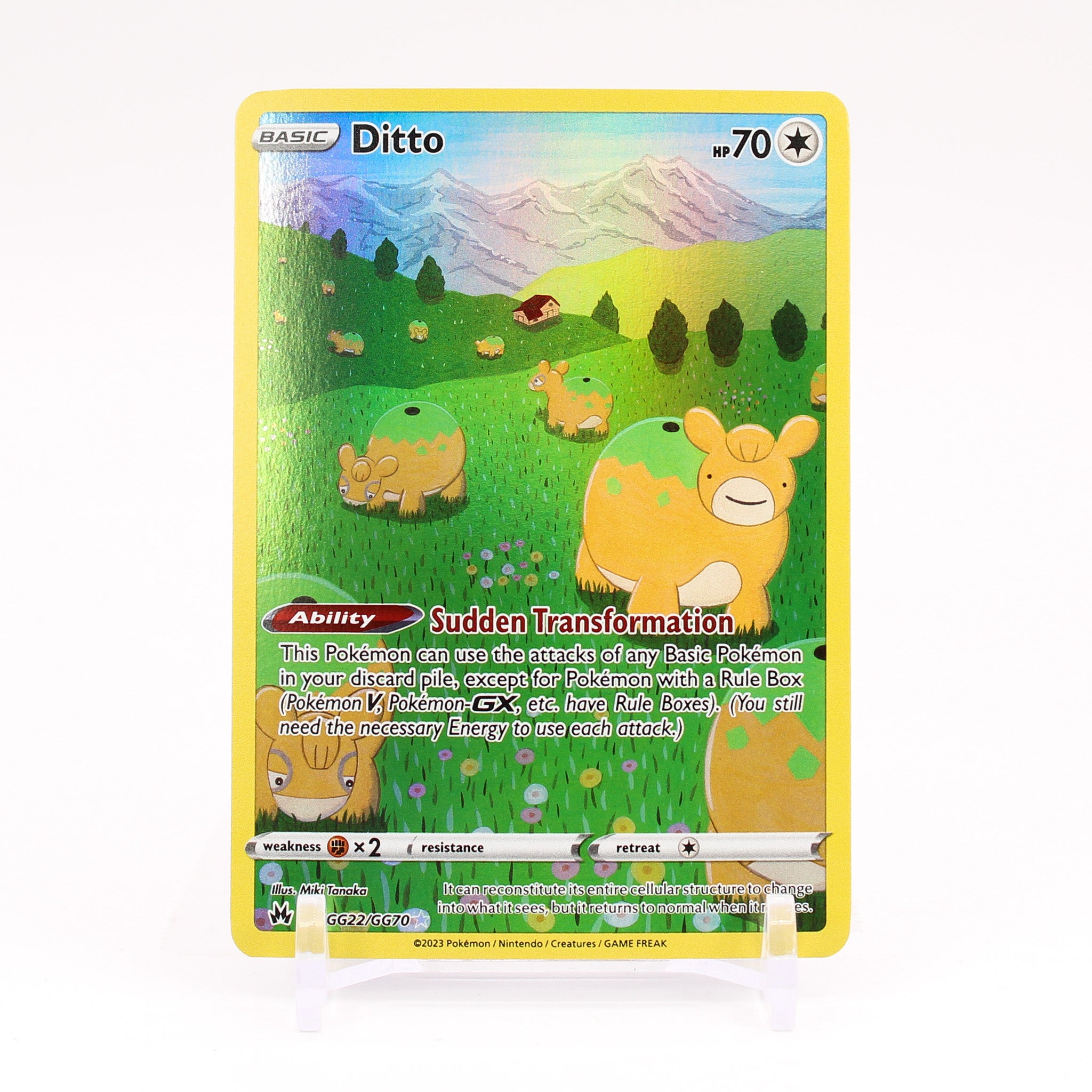 Ditto - GG22/GG70 Crown Zenith GALARIAN GALLERY Pokemon - NM/MINT