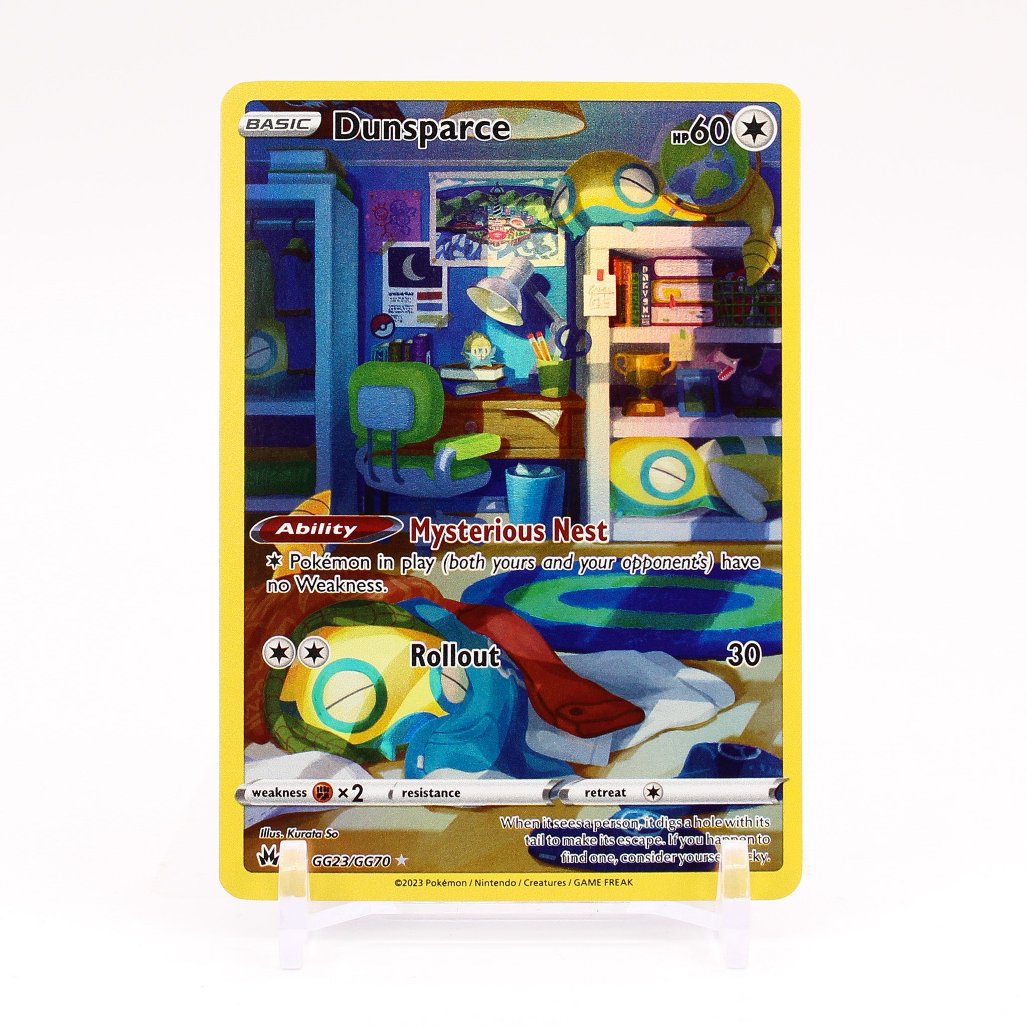 Dunsparce - GG23/GG70 Crown Zenith GALARIAN GALLERY Pokemon - NM/MINT