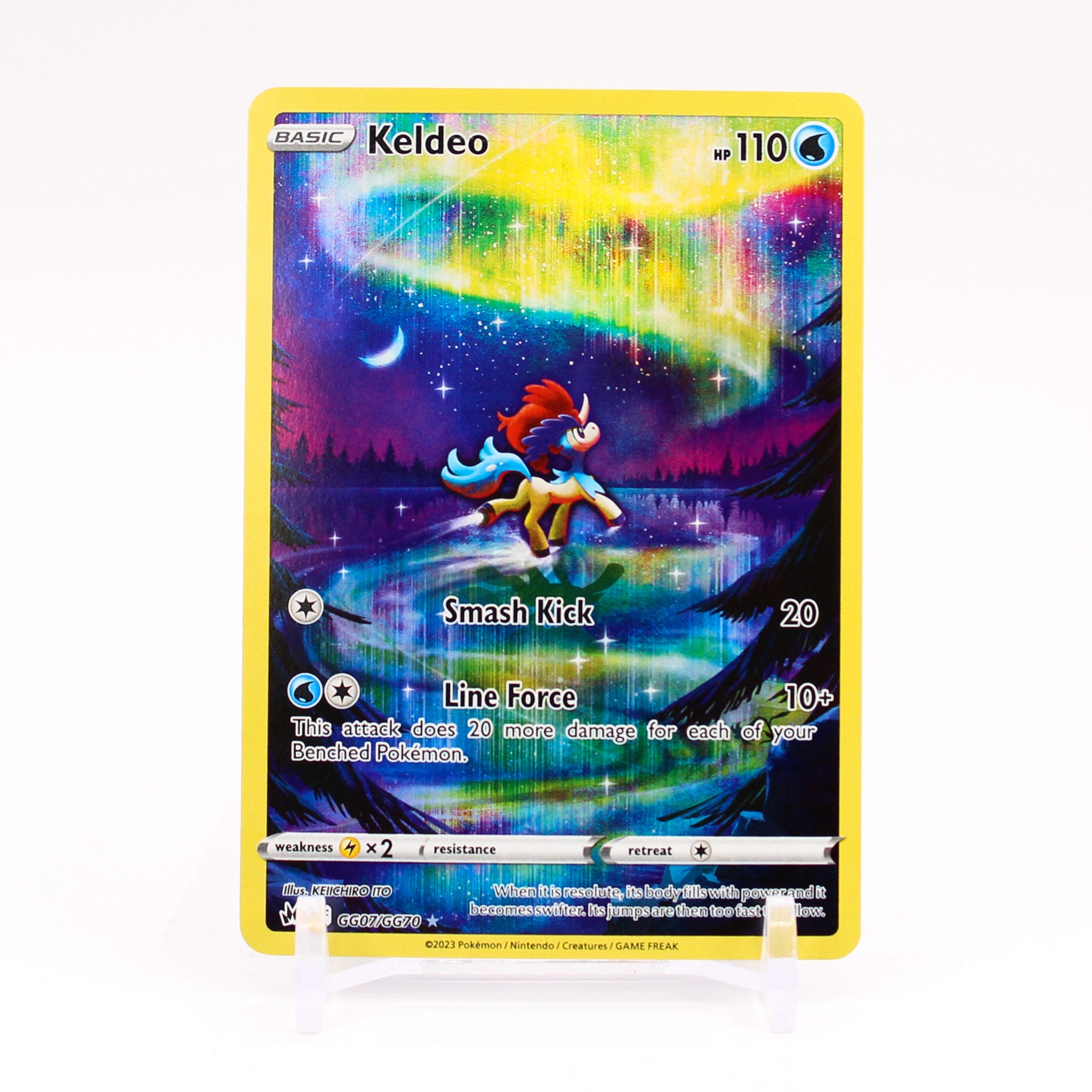 Keldeo - GG07/GG70 Crown Zenith GALARIAN GALLERY Pokemon - NM/MINT