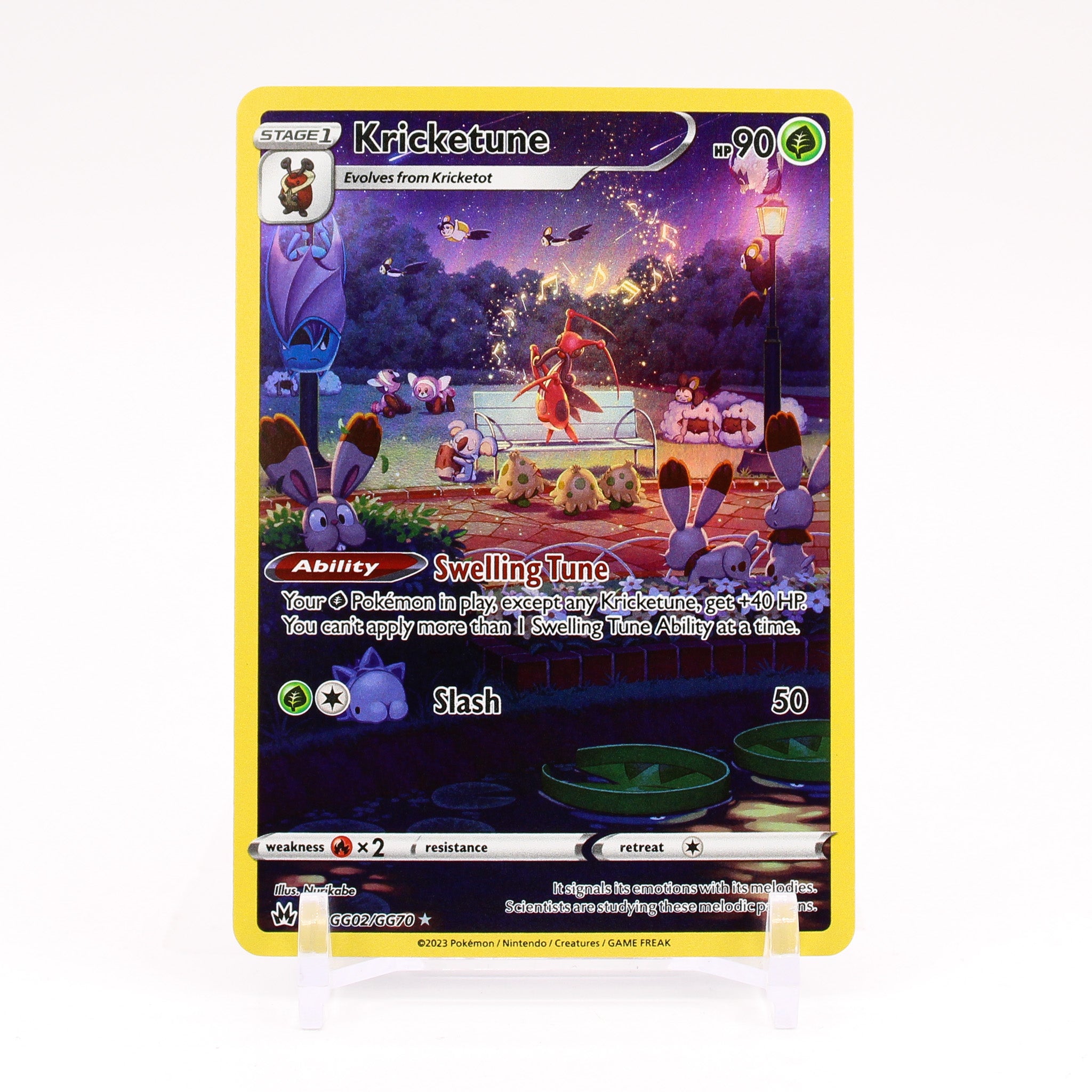 Kricketune - GG02/GG70 Crown Zenith GALARIAN GALLERY Pokemon - NM/MINT