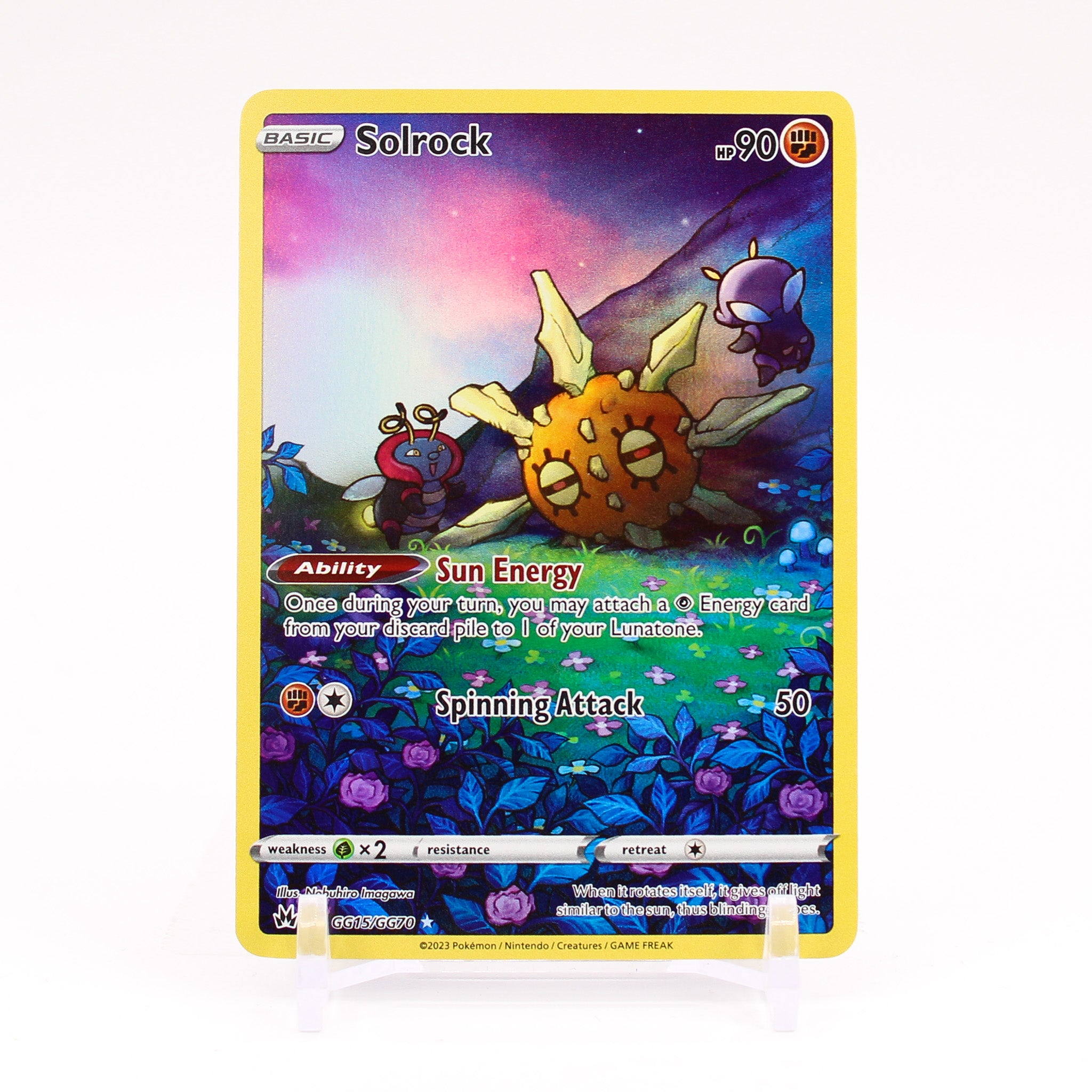 Solrock - GG15/GG70 Crown Zenith GALARIAN GALLERY Pokemon - NM/MINT