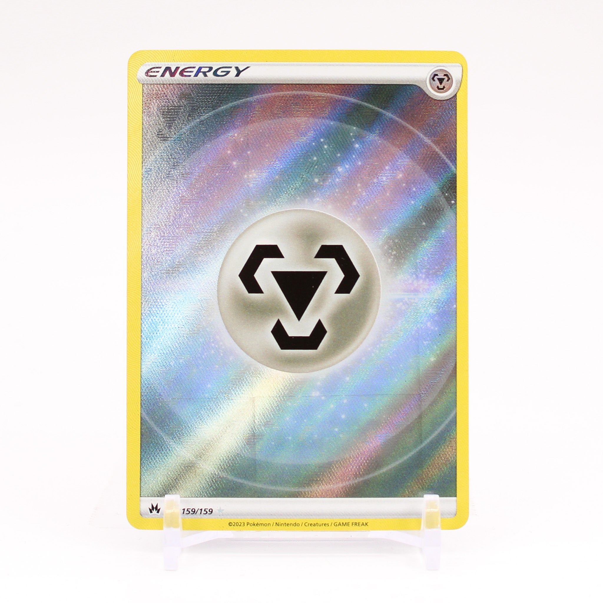 Metal Energy 159/159 Crown Zenith Textured Holo Rare Pokemon NM/MINT