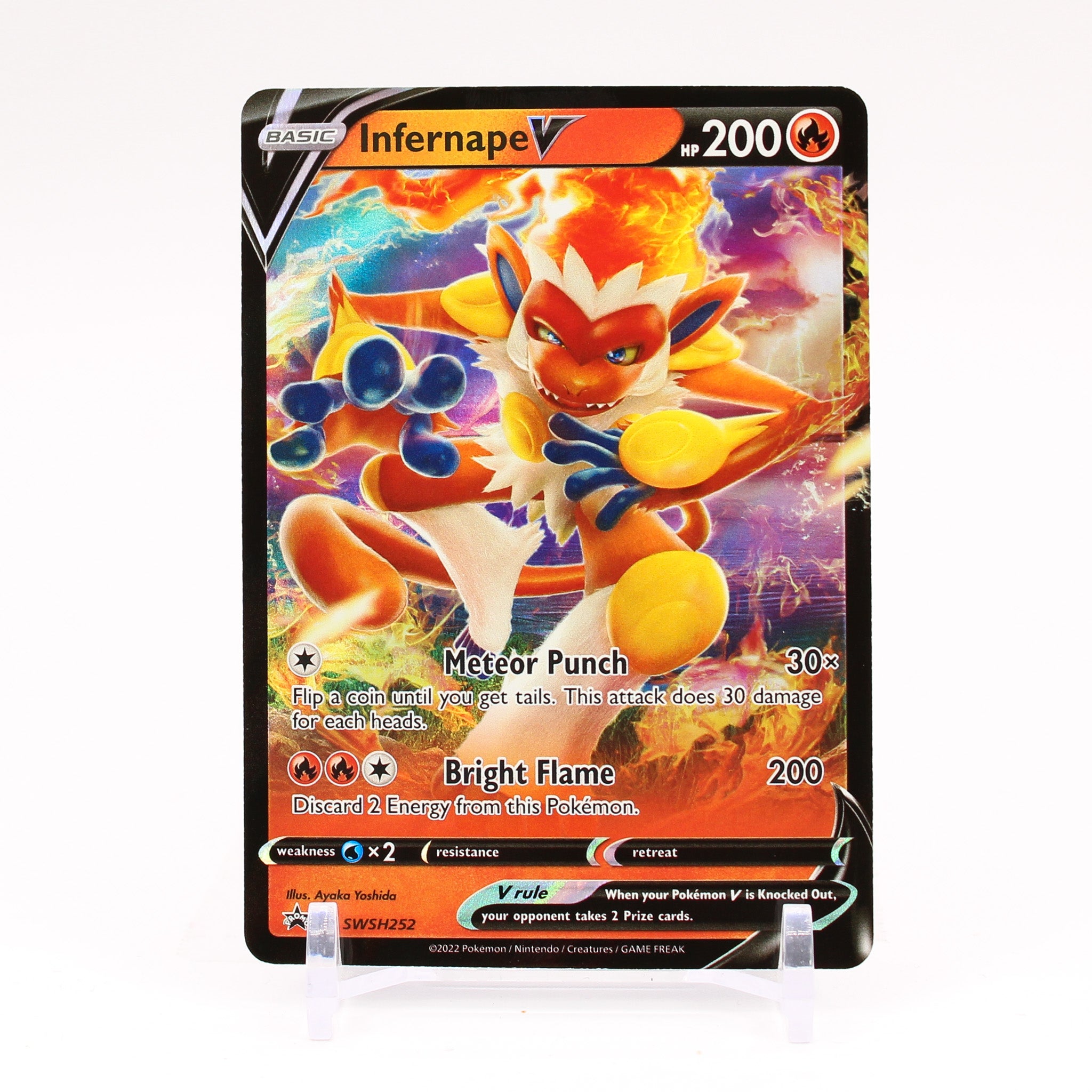 Infernape V - SWSH252 Black Star Promo Pokemon - NM/MINT