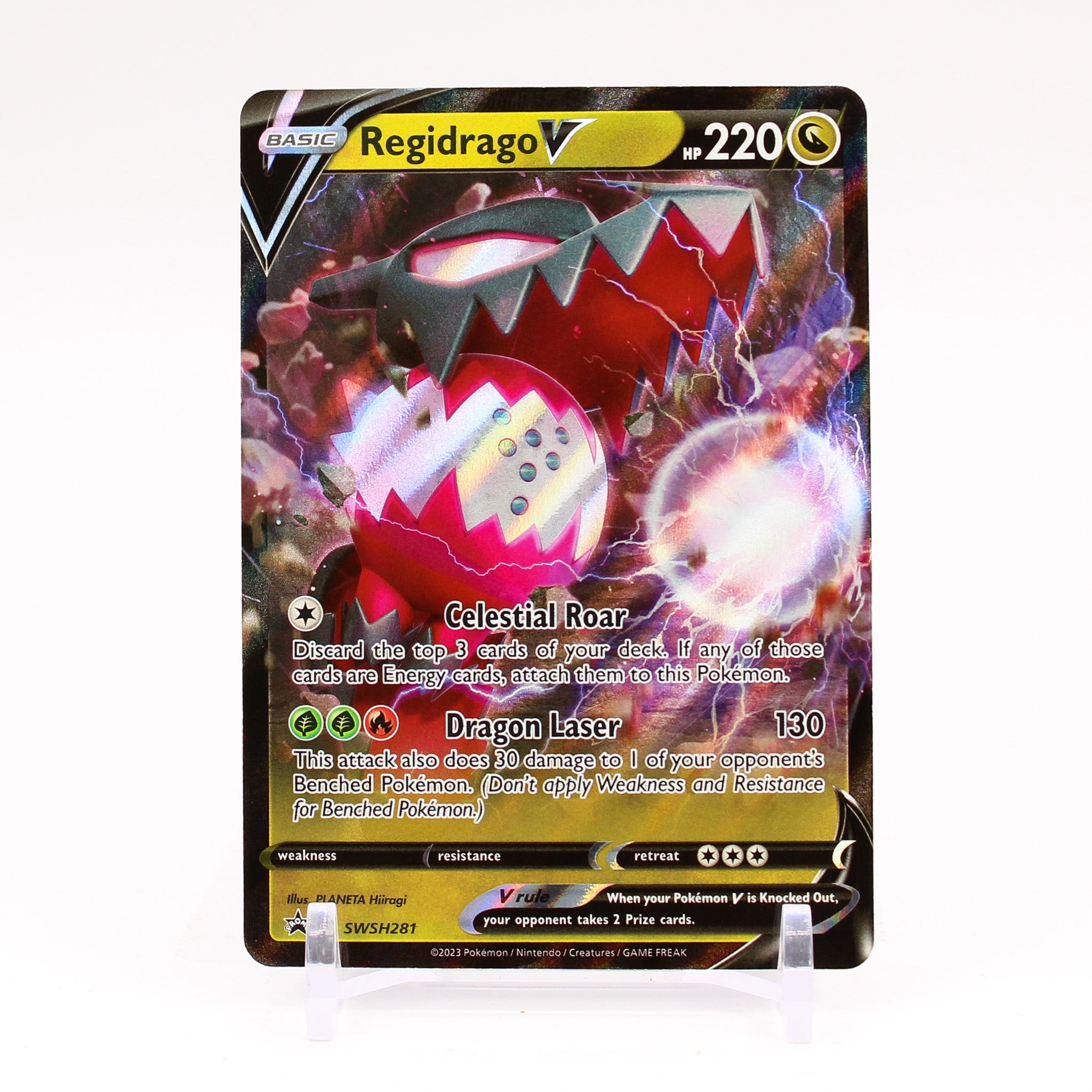 Regidrago V - SWSH281 Black Star Promo Pokemon - NM/MINT