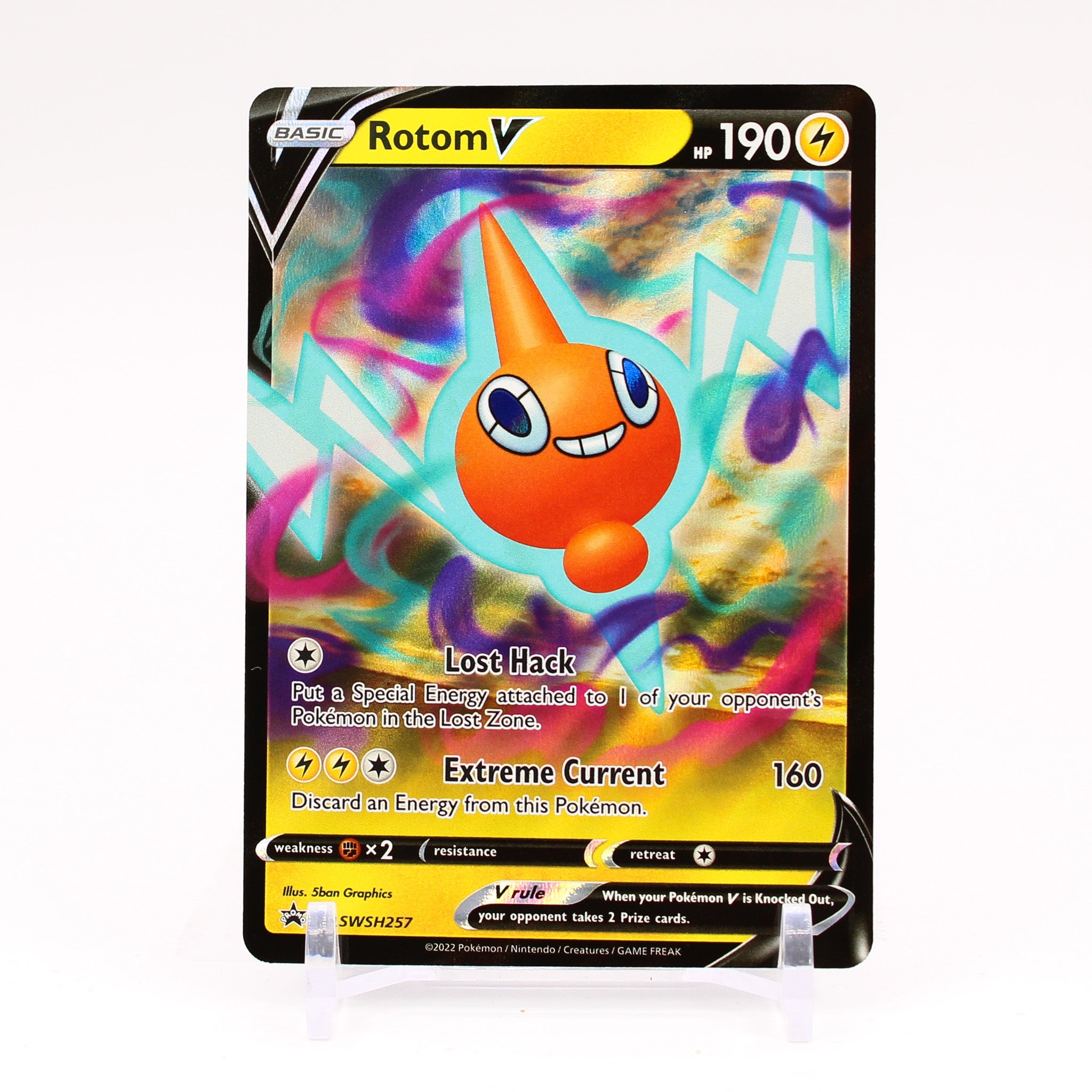 Rotom V - SWSH257 Black Star Promo Pokemon - NM/MINT