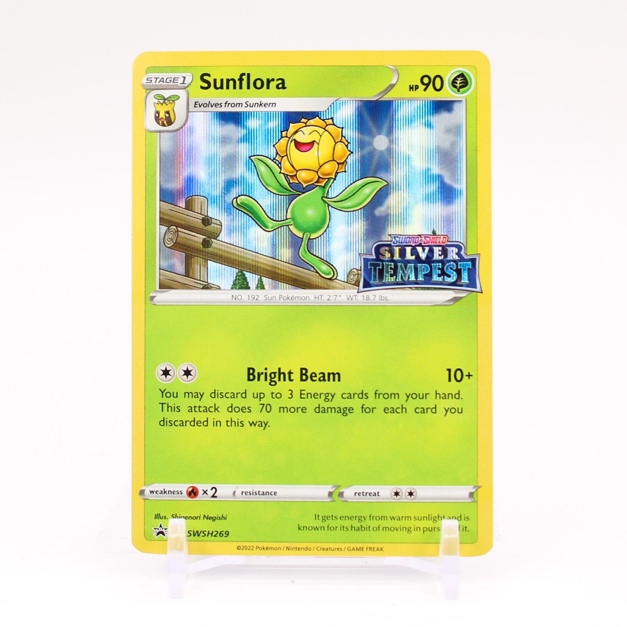 Sunflora - SWSH269 Silver Tempest Prerelease Promo Pokemon - NM/MINT