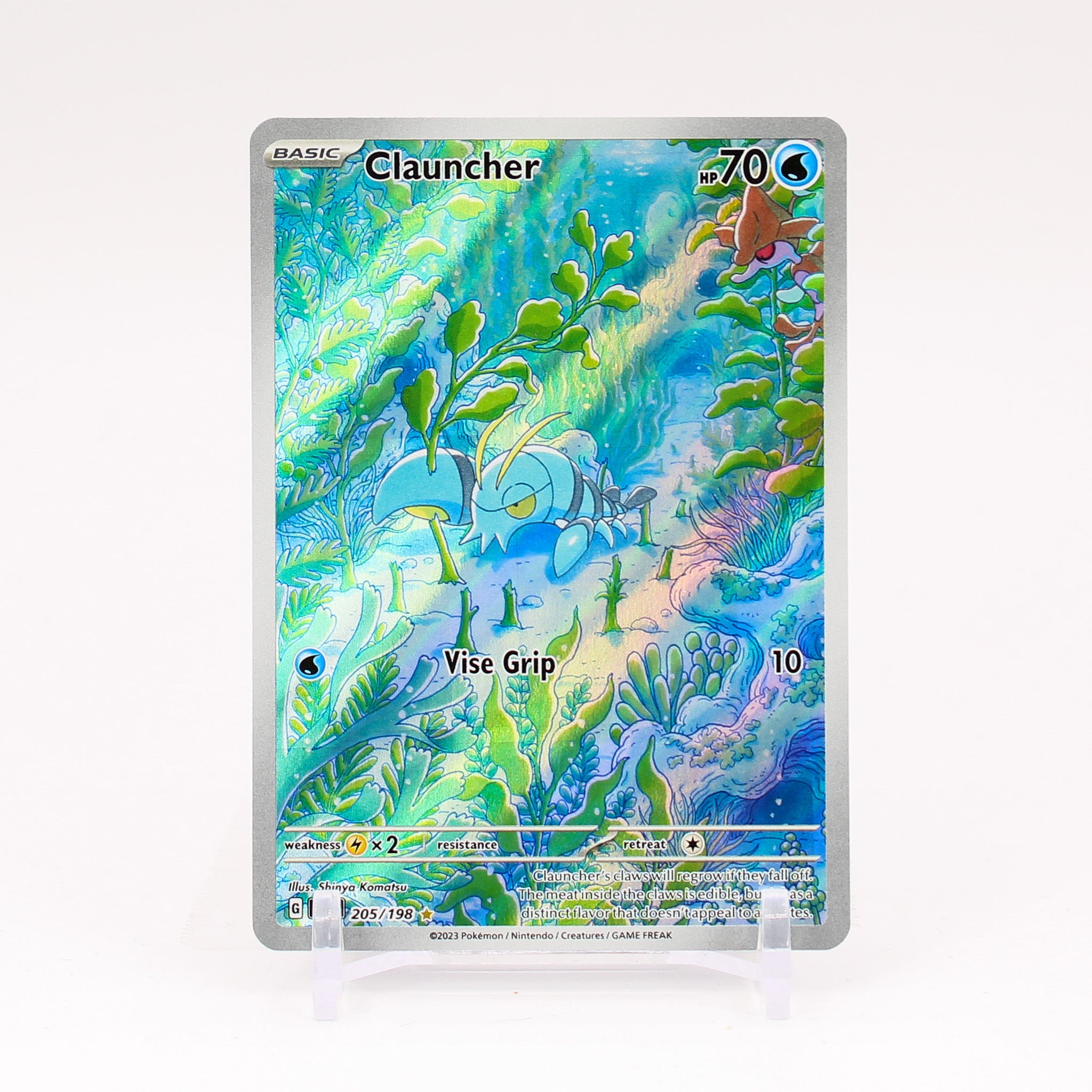 Clauncher - 205/198 Scarlet & Violet ART RARE Pokemon - NM/MINT
