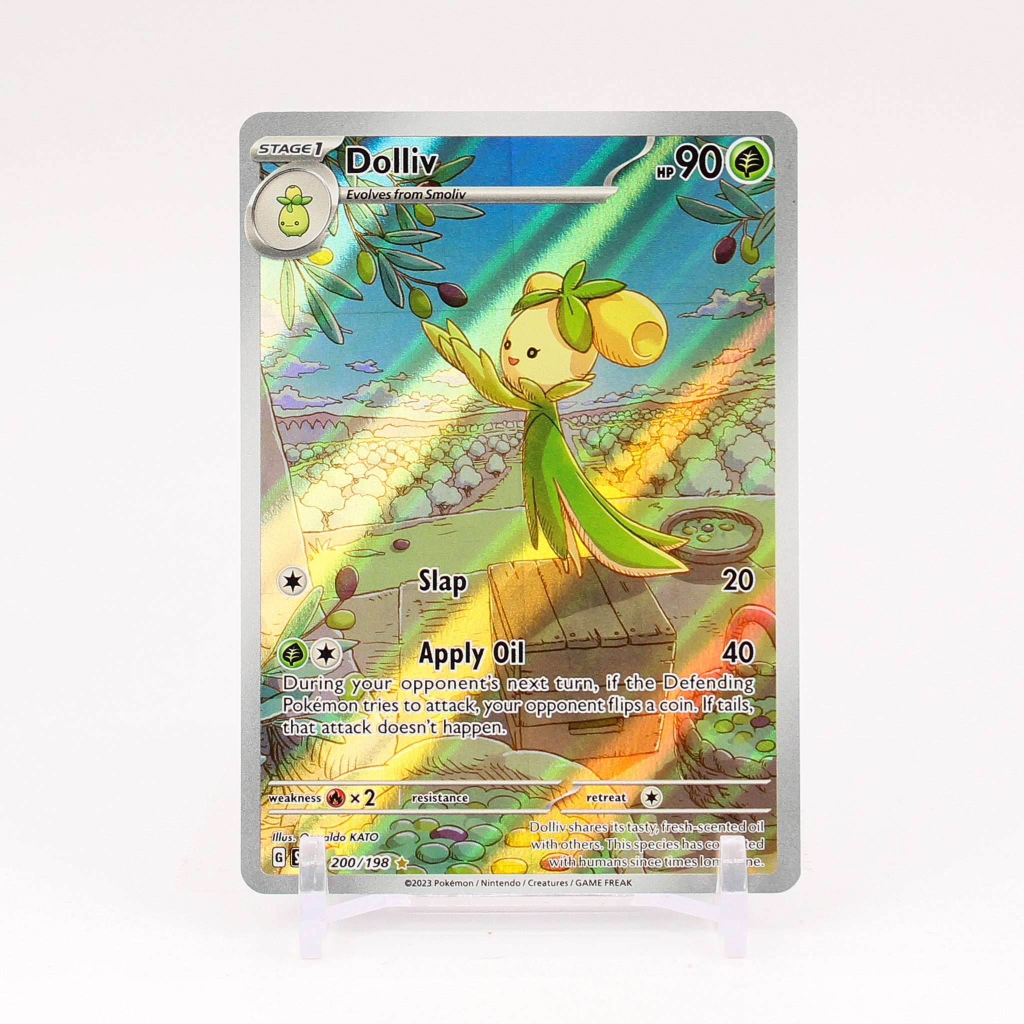 Dolliv - 200/198 Scarlet & Violet ART RARE Pokemon - NM/MINT