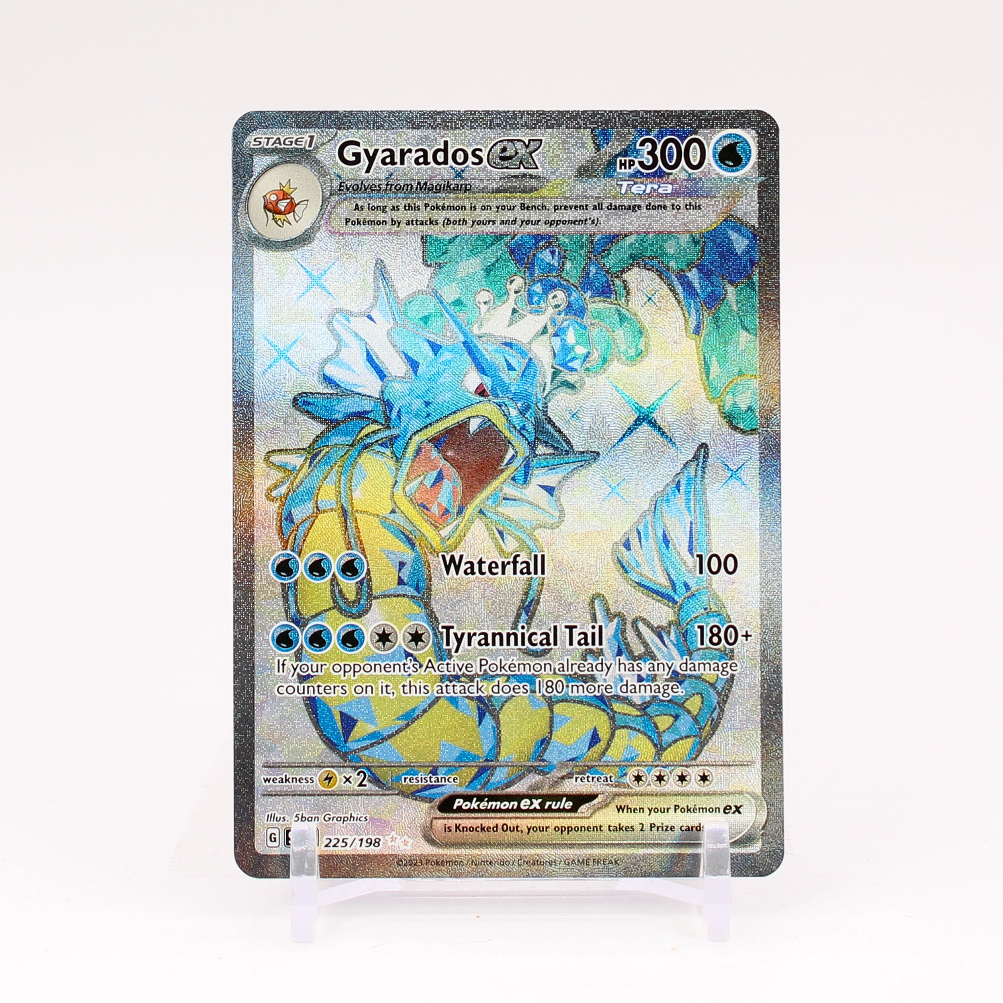 Gyarados ex - 225/198 Scarlet & Violet FULL ART Pokemon - NM/MINT