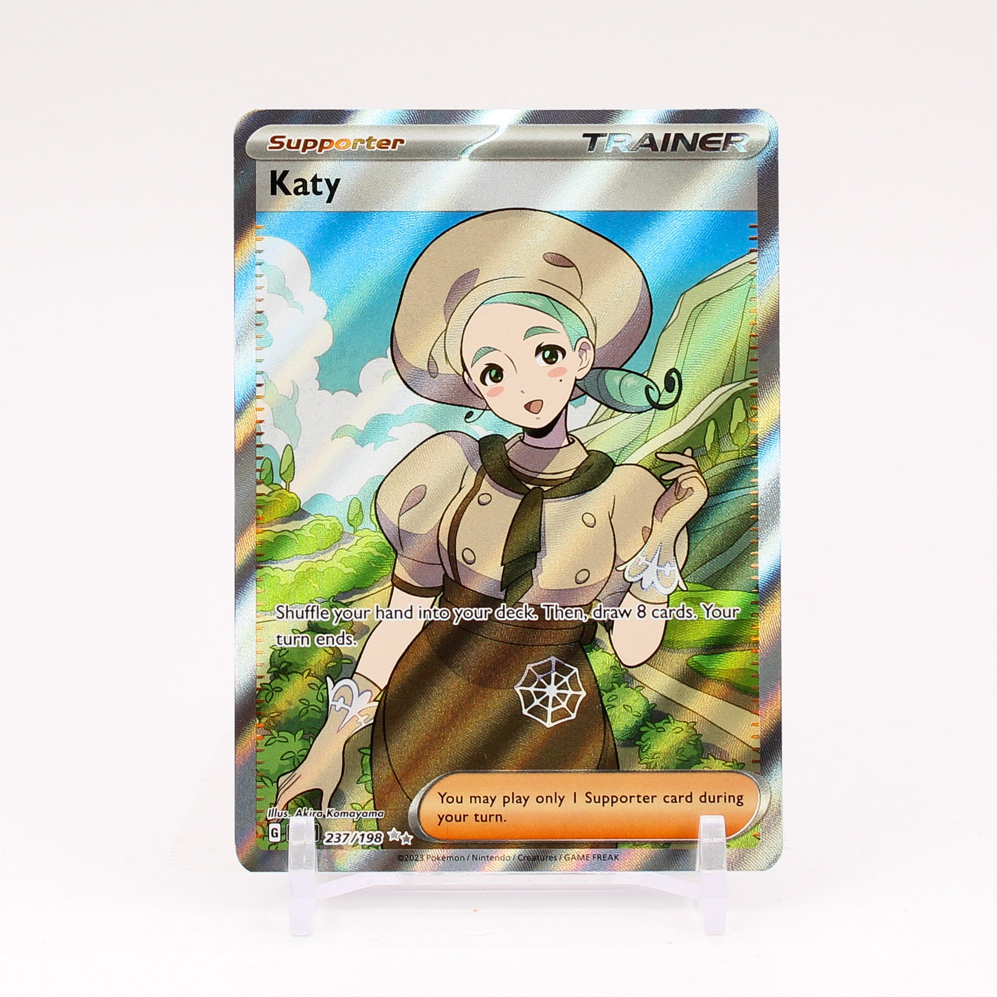 Katy - 237/198 Scarlet & Violet FULL ART Trainer - NM/MINT