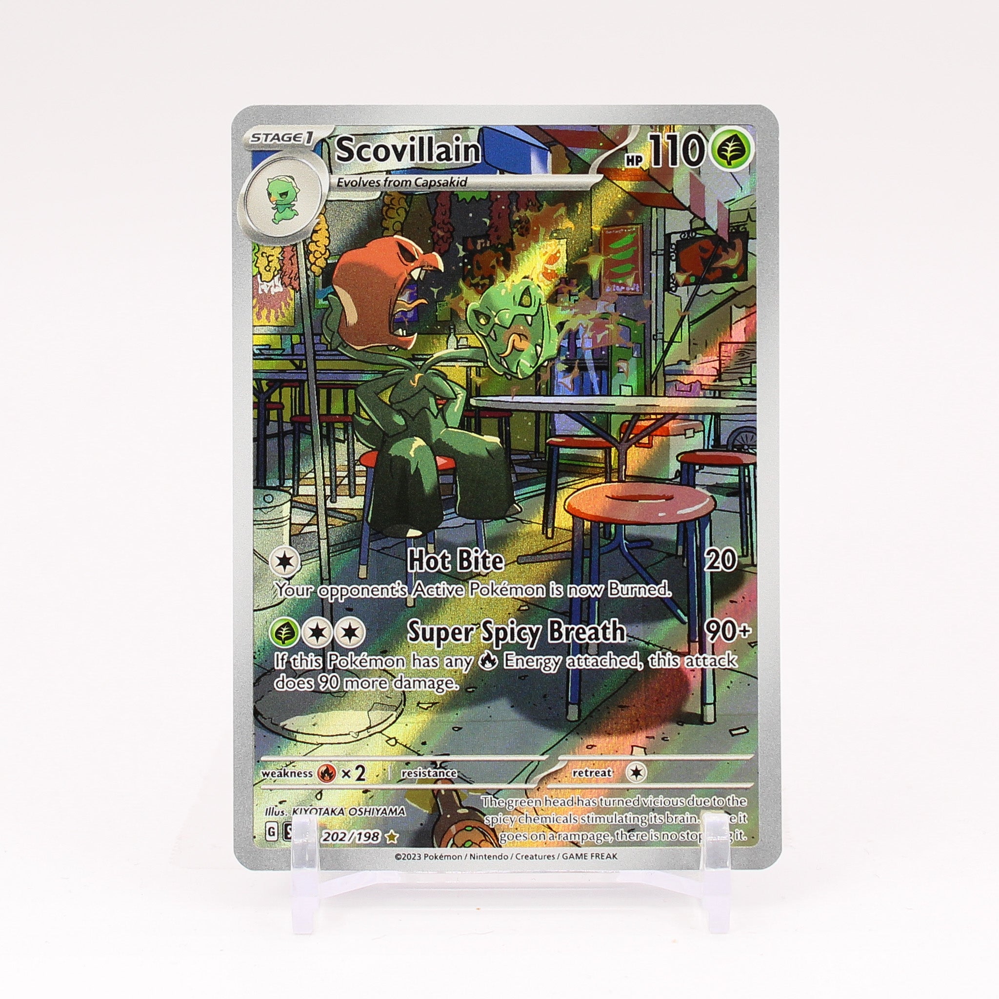 Scovillain - 202/198 Scarlet & Violet ART RARE Pokemon - NM/MINT