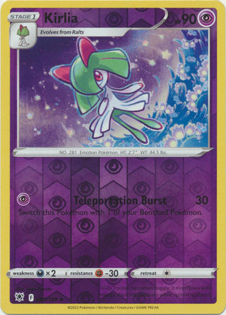 Kirlia - 061/189 Astral Radiance Reverse Holo Uncommon Pokemon - NM/MINT
