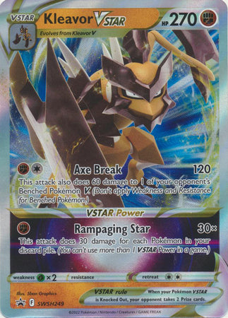 Kleavor Vstar - SWSH249 Black Star Promo Pokemon - NM/MINT