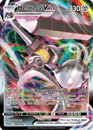 Melmetal Vmax - 048/078 Pokémon GO Ultra Rare Pokemon - NM/MINT