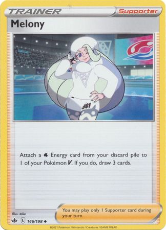Melony - 146/198 Chilling Reign Uncommon Trainer - NM/MINT