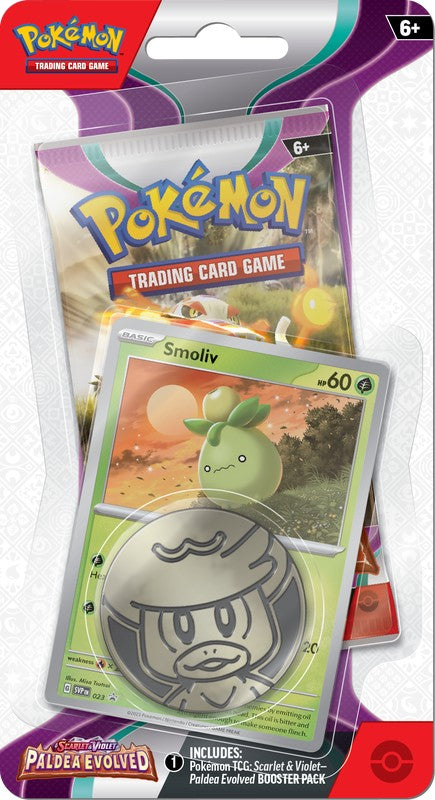 Pokemon Booster Pack Checklane Blister Promo - Scarlet & Violet: Paldea Evolved