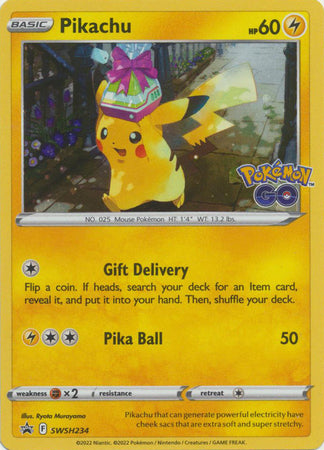 Pikachu - SWSH234 Black Star Promo Pokemon - NM/MINT