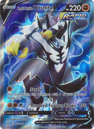 Rapid Strike Urshifu V - 152/163 Battle Styles FULL ART Pokemon - NM/MINT