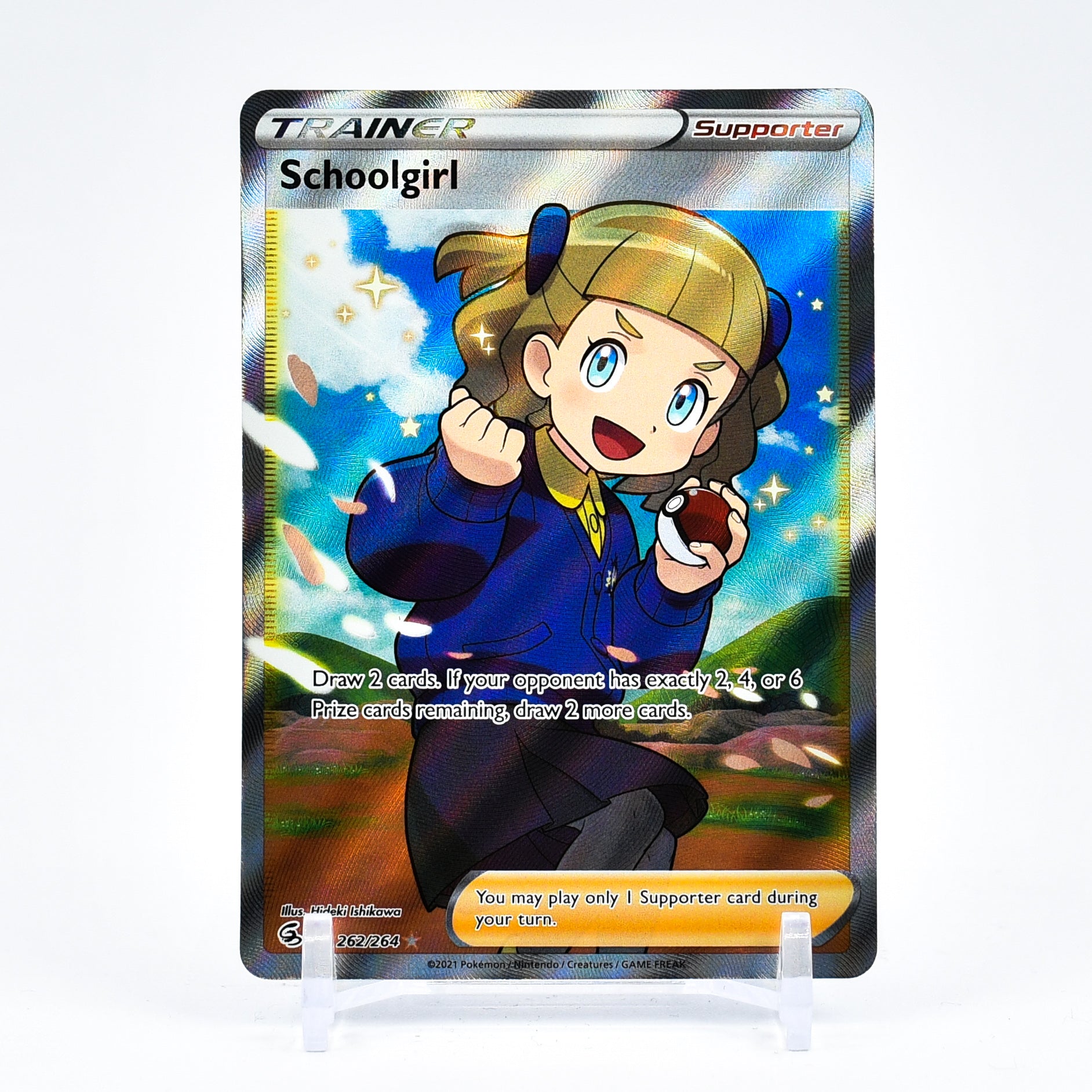 Schoolgirl - 262/264 Fusion Strike FULL ART Trainer - NM/MINT