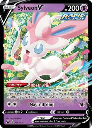 Sylveon V - SWSH202 Black Star Promo Pokemon - NM/MINT