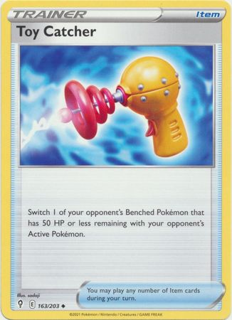 Toy Catcher - 163/203 Evolving Skies Uncommon Trainer - NM/MINT