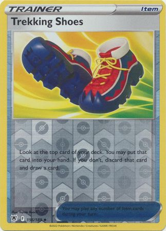 Trekking Shoes - 156/189 Astral Radiance Reverse Holo Uncommon Trainer - NM/MINT