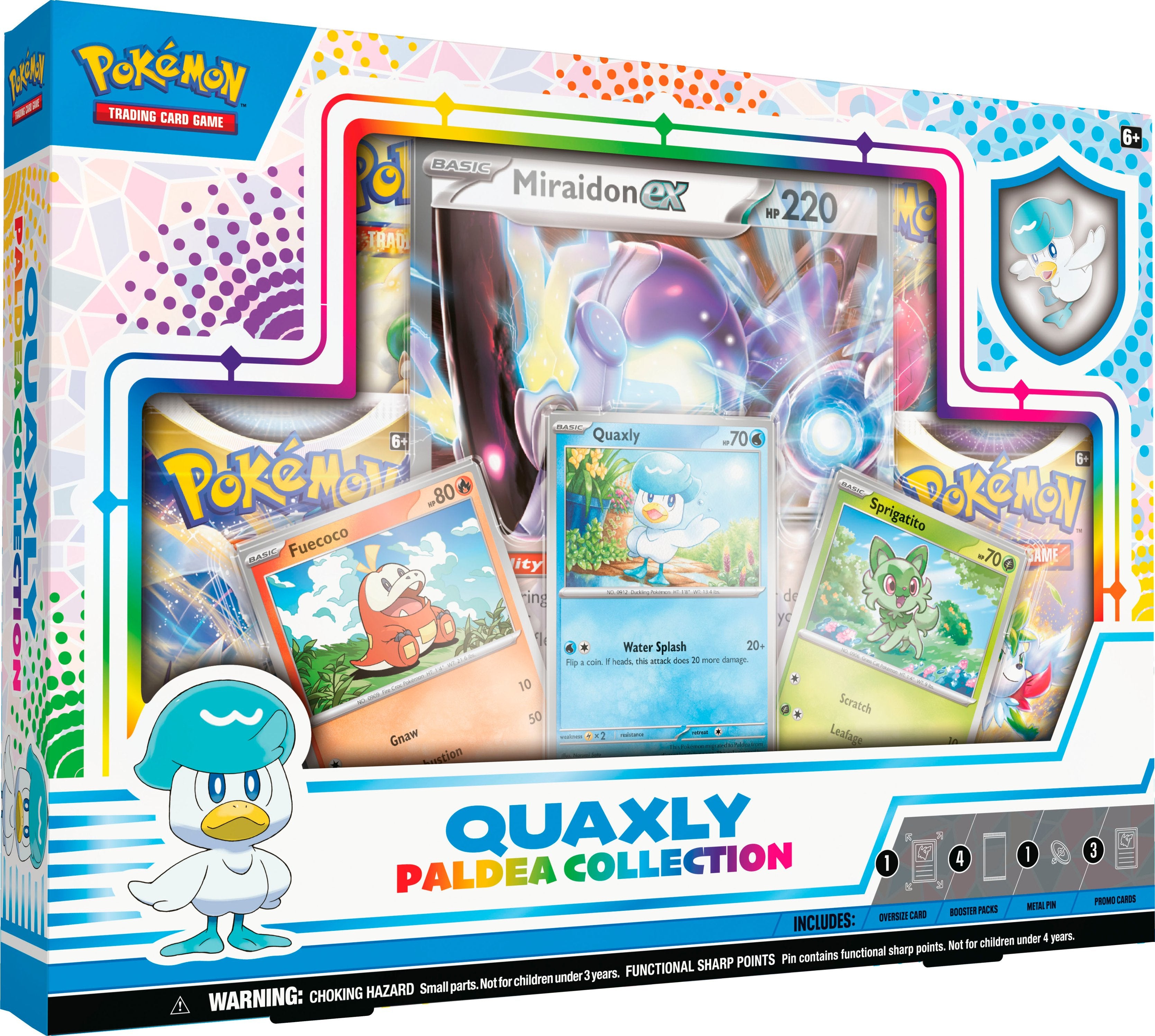 Pokemon Collection Box - Paldea Collection: Quaxly